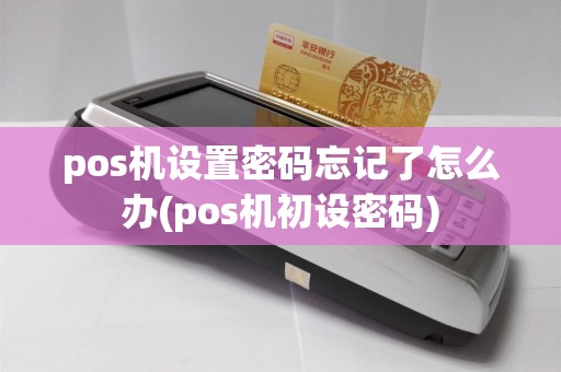 pos机设置密码忘记了怎么办(pos机初设密码)