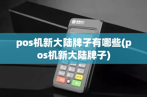 pos机新大陆牌子有哪些(pos机新大陆牌子)