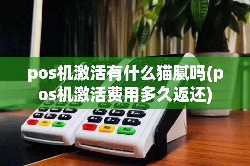 pos机激活有什么猫腻吗(pos机激活费用多久返还)