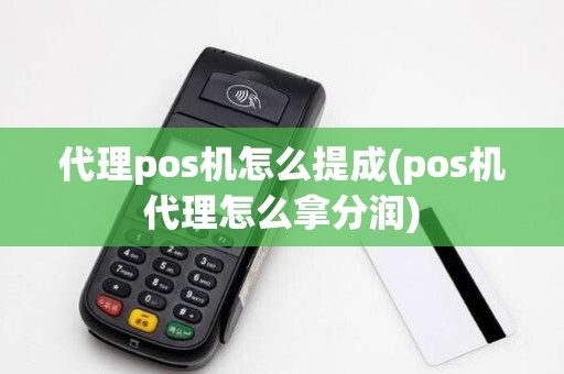 代理pos机怎么提成(pos机代理怎么拿分润)