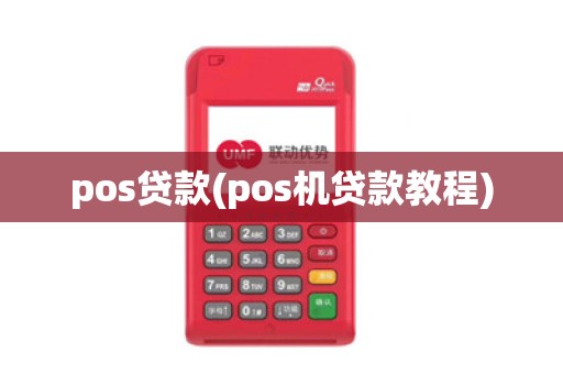 pos贷款(pos机贷款教程)