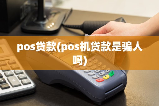 pos贷款(pos机贷款是骗人吗)