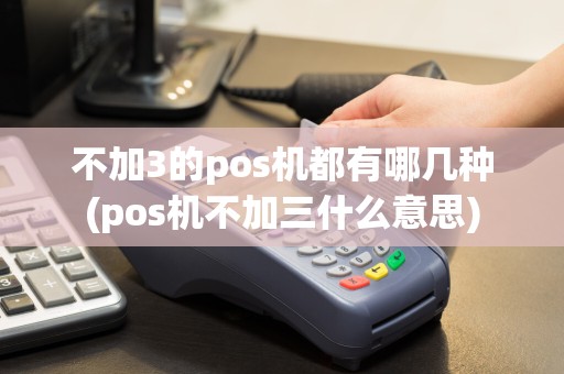 不加3的pos机都有哪几种(pos机不加三什么意思)