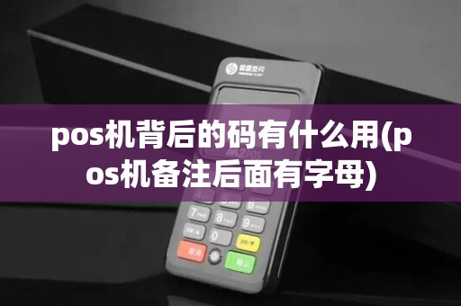 pos机背后的码有什么用(pos机备注后面有字母)