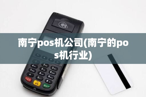 南宁pos机公司(南宁的pos机行业)