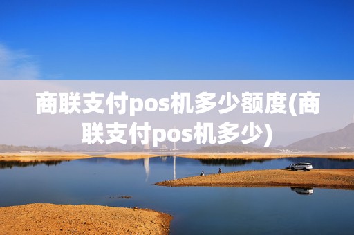 商联支付pos机多少额度(商联支付pos机多少)