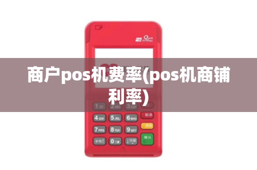 商户pos机费率(pos机商铺利率)