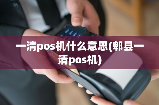 一清pos机什么意思(郫县一清pos机)