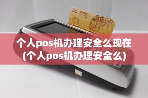 个人pos机办理安全么现在(个人pos机办理安全么)
