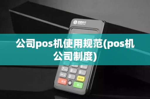 公司pos机使用规范(pos机公司制度)