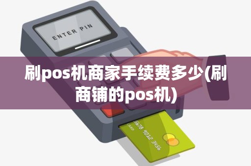 刷pos机商家手续费多少(刷商铺的pos机)