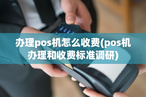 办理pos机怎么收费(pos机办理和收费标准调研)