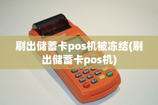 刷出储蓄卡pos机被冻结(刷出储蓄卡pos机)