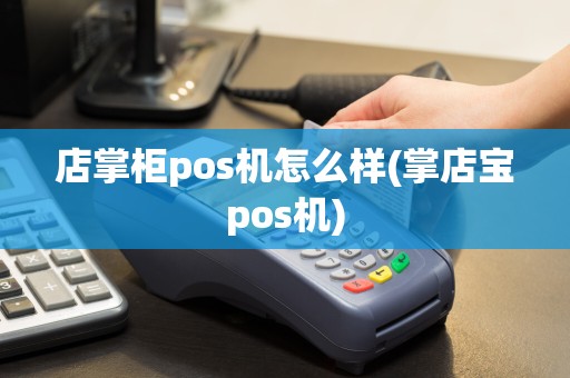 店掌柜pos机怎么样(掌店宝pos机)