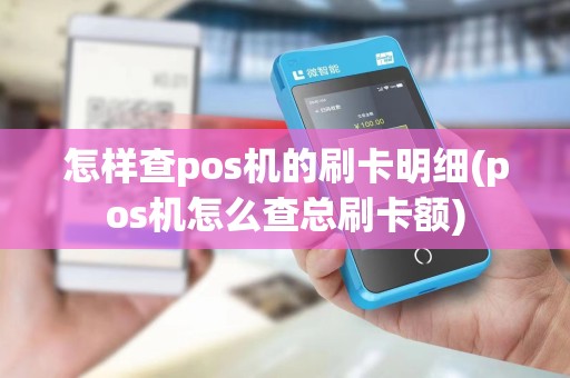 怎样查pos机的刷卡明细(pos机怎么查总刷卡额)