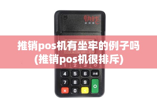推销pos机有坐牢的例子吗(推销pos机很排斥)