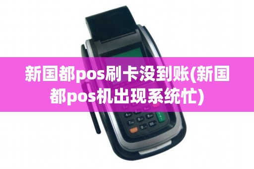 新国都pos刷卡没到账(新国都pos机出现系统忙)
