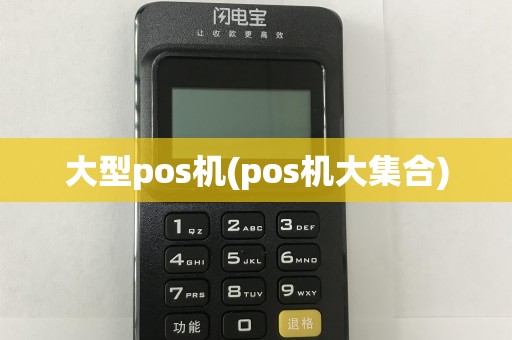 大型pos机(pos机大集合)