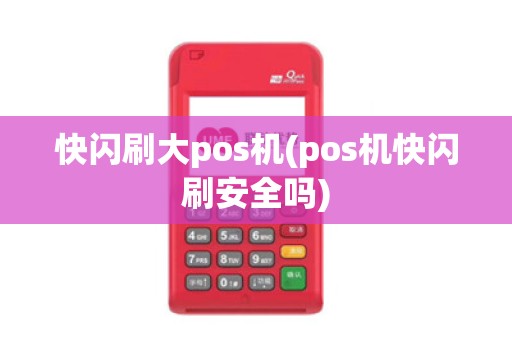 快闪刷大pos机(pos机快闪刷安全吗)