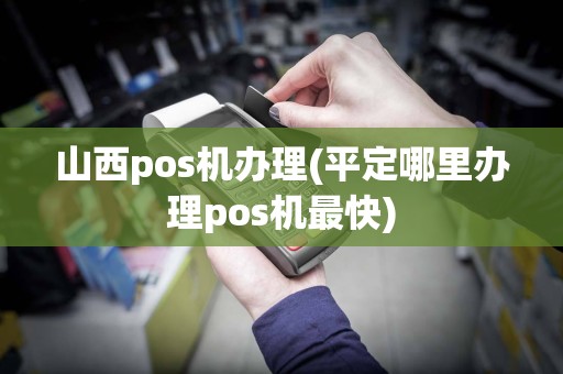 山西pos机办理(平定哪里办理pos机最快)