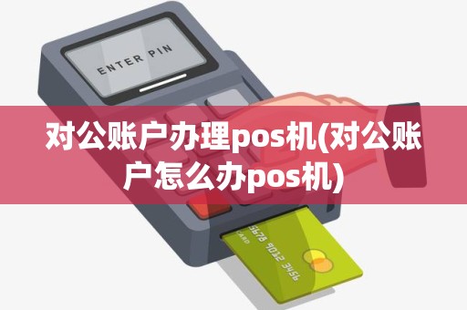 对公账户办理pos机(对公账户怎么办pos机)