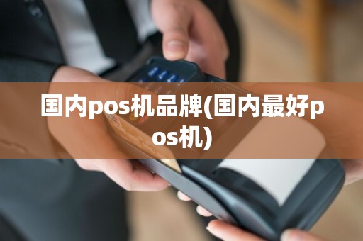 国内pos机品牌(国内最好pos机)