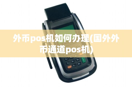外币pos机如何办理(国外外币通道pos机)