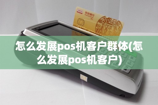 怎么发展pos机客户群体(怎么发展pos机客户)