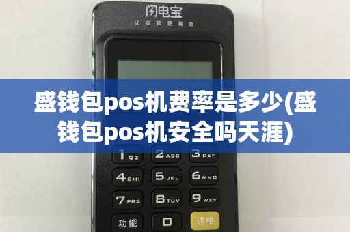 盛钱包pos机费率是多少(盛钱包pos机安全吗天涯)