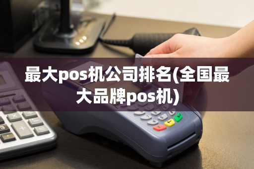 最大pos机公司排名(全国最大品牌pos机)