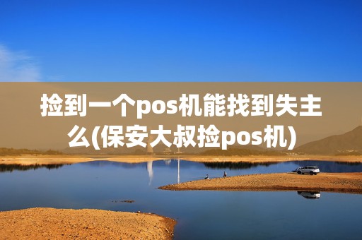 捡到一个pos机能找到失主么(保安大叔捡pos机)