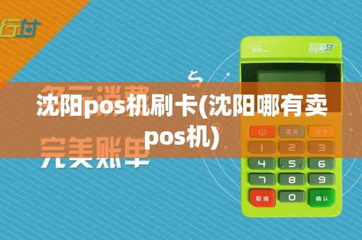 沈阳pos机刷卡(沈阳哪有卖pos机)