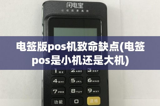 电签版pos机致命缺点(电签pos是小机还是大机)