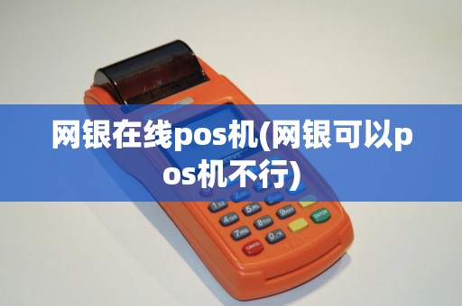 网银在线pos机(网银可以pos机不行)