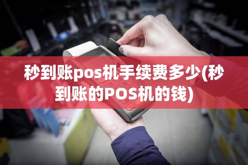 秒到账pos机手续费多少(秒到账的POS机的钱)