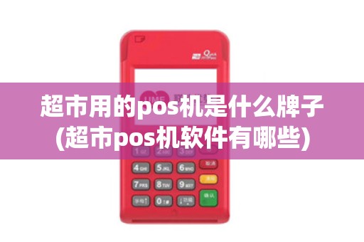 超市用的pos机是什么牌子(超市pos机软件有哪些)