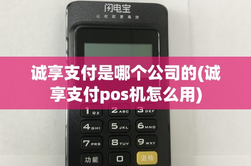 诚享支付是哪个公司的(诚享支付pos机怎么用)