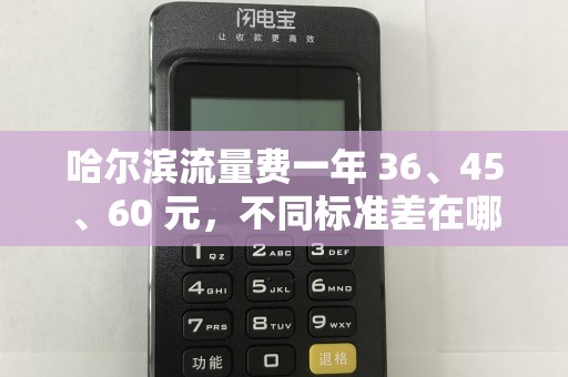哈尔滨流量费一年 36、45、60 元,不同标准差在哪里?