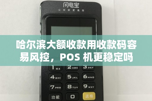 哈尔滨大额收款用收款码容易风控,POS 机更稳定吗?