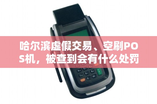 哈尔滨虚假交易、空刷POS机,被查到会有什么处罚?