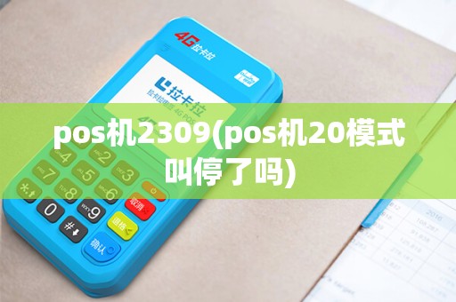 pos机2309(pos机20模式叫停了吗)
