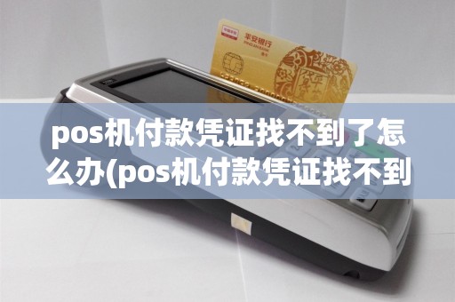 pos机付款凭证找不到了怎么办(pos机付款凭证找不到了)