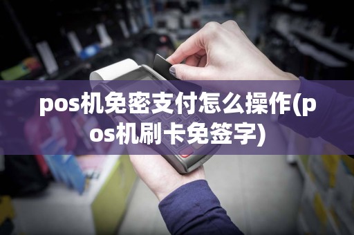 pos机免密支付怎么操作(pos机刷卡免签字)