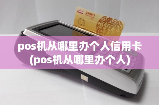 pos机从哪里办个人信用卡(pos机从哪里办个人)