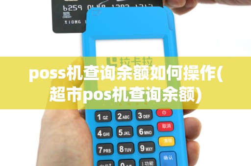 poss机查询余额如何操作(超市pos机查询余额)