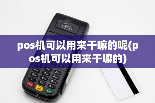 pos机可以用来干嘛的呢(pos机可以用来干嘛的)
