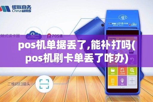 pos机单据丢了,能补打吗(pos机刷卡单丢了咋办)