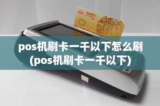 pos机刷卡一千以下怎么刷(pos机刷卡一千以下)