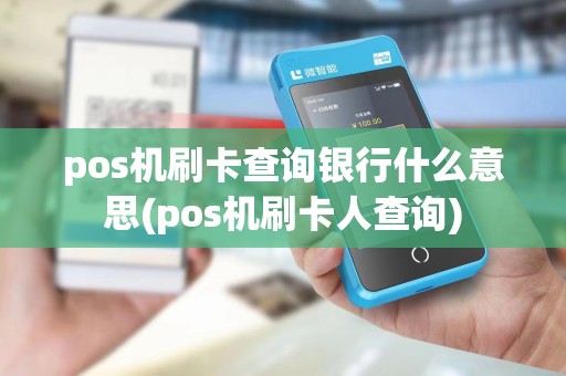 pos机刷卡查询银行什么意思(pos机刷卡人查询)
