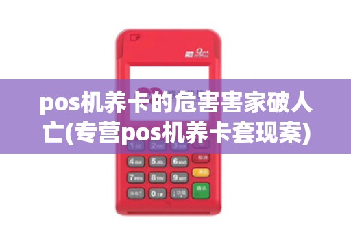 pos机养卡的危害害家破人亡(专营pos机养卡套现案)